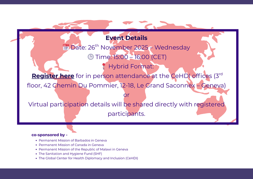 The Intersection of the Right to Health and Menstrual Health with Trade: The Role of Health Diplomacy